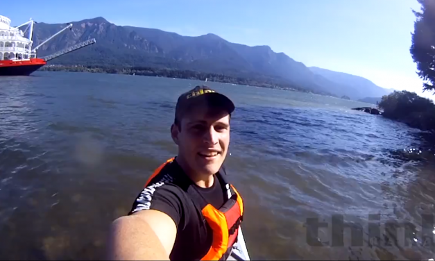 KENNY RICE’S FIRST DOWNWIND RUN AT THE GORGE